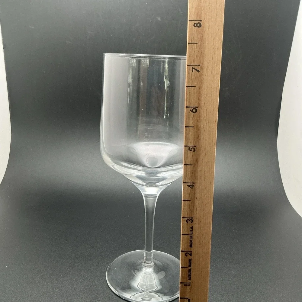 Vintage Bryce Brothers Hand-Blown Crystal White Wine Glasses Pre 1949 Mark Set 4